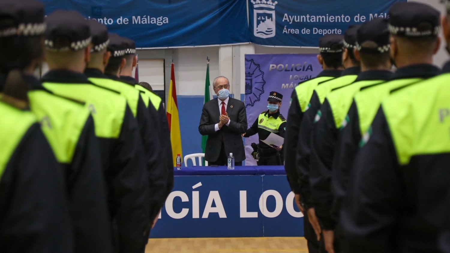 Un total de 57 agentes toman posesión en la XV promoción de la Policía Local de Málaga