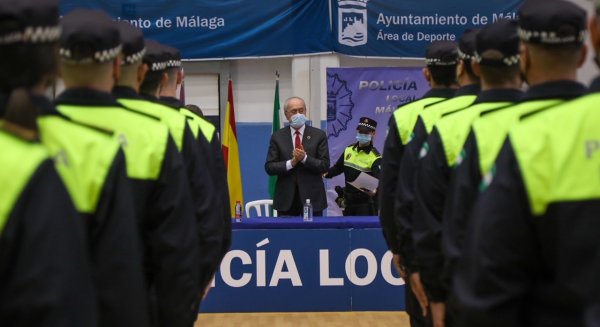 Un total de 57 agentes toman posesión en la XV promoción de la Policía Local de Málaga