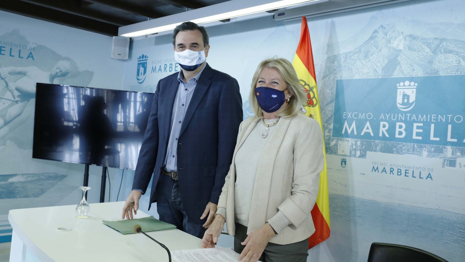 Los centros de vacunación de Marbella albergan la inmunización de la población infantil