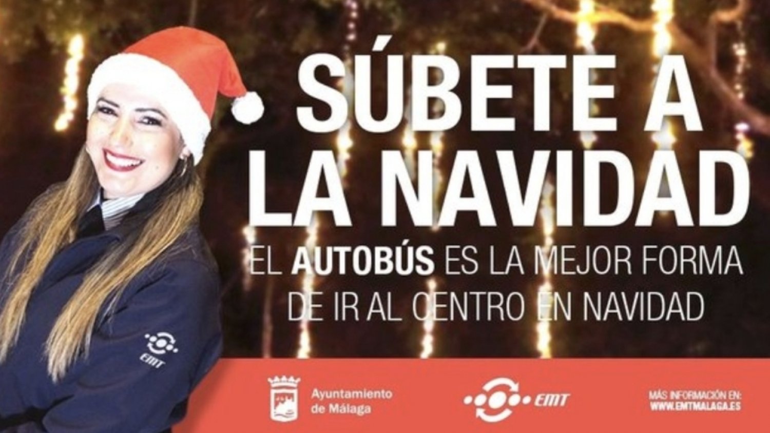 Málaga inicia una campaña para incentivar el uso del autobús en Navidad