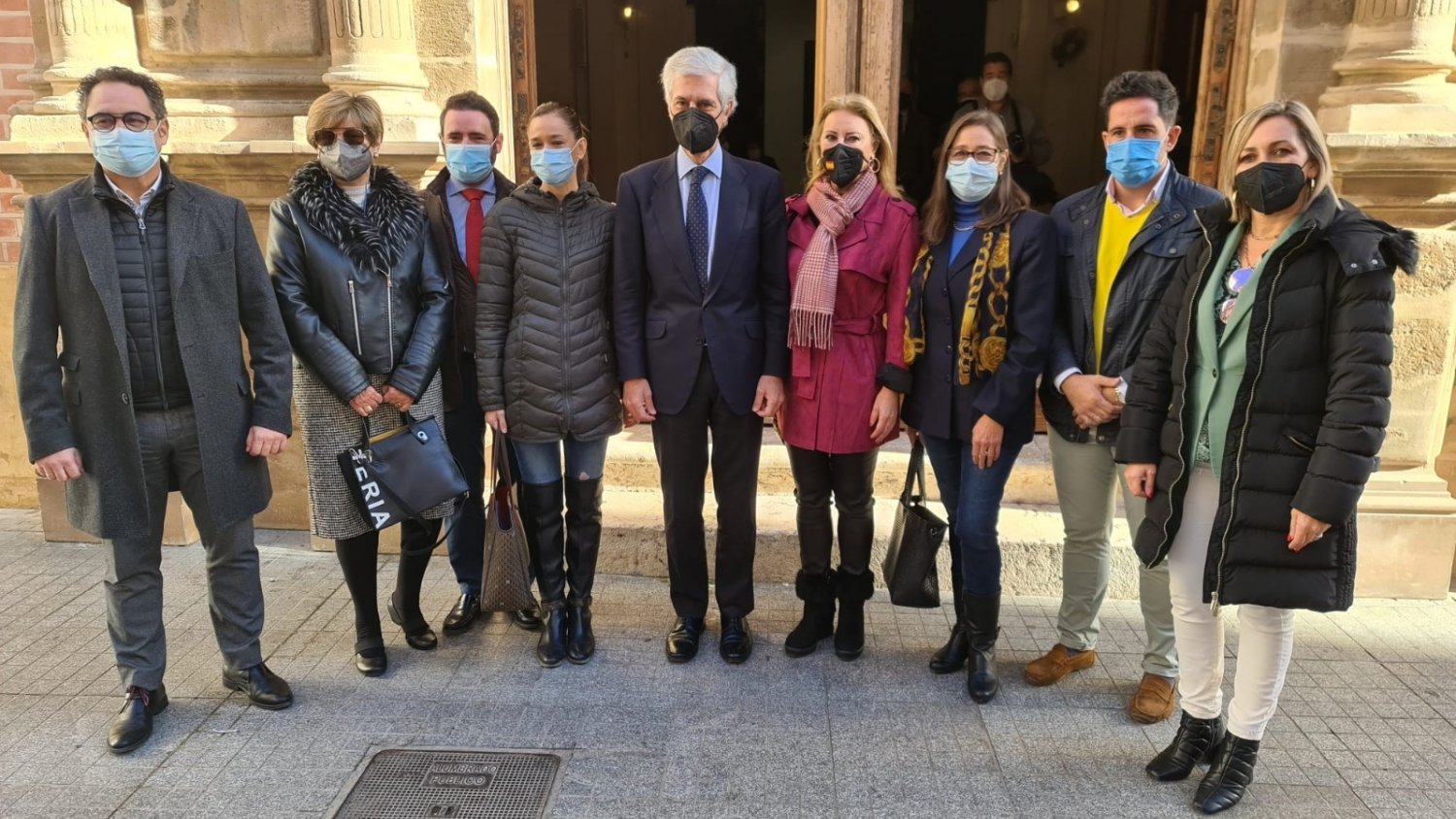 Adolfo Suárez visita Málaga con motivo del centenario de la Agrupación de Cofradías