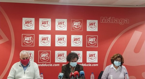 UGT Málaga critica la gestión del Gobierno andaluz sobre los profesionales sanitarios