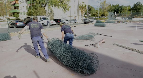 Torremolinos inicia la transformación de las pistas deportivas municipales