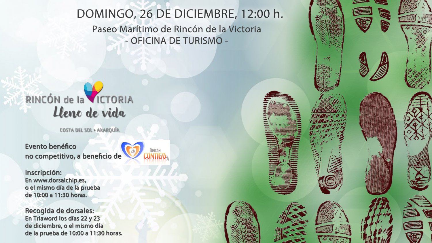 Rincón de la Victoria celebra la Carrera Popular San Silvestre en apoyo a la Asociación Rincón Contigo