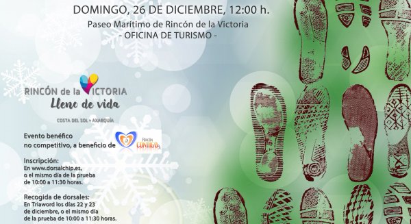 Rincón de la Victoria celebra la Carrera Popular San Silvestre en apoyo a la Asociación Rincón Contigo