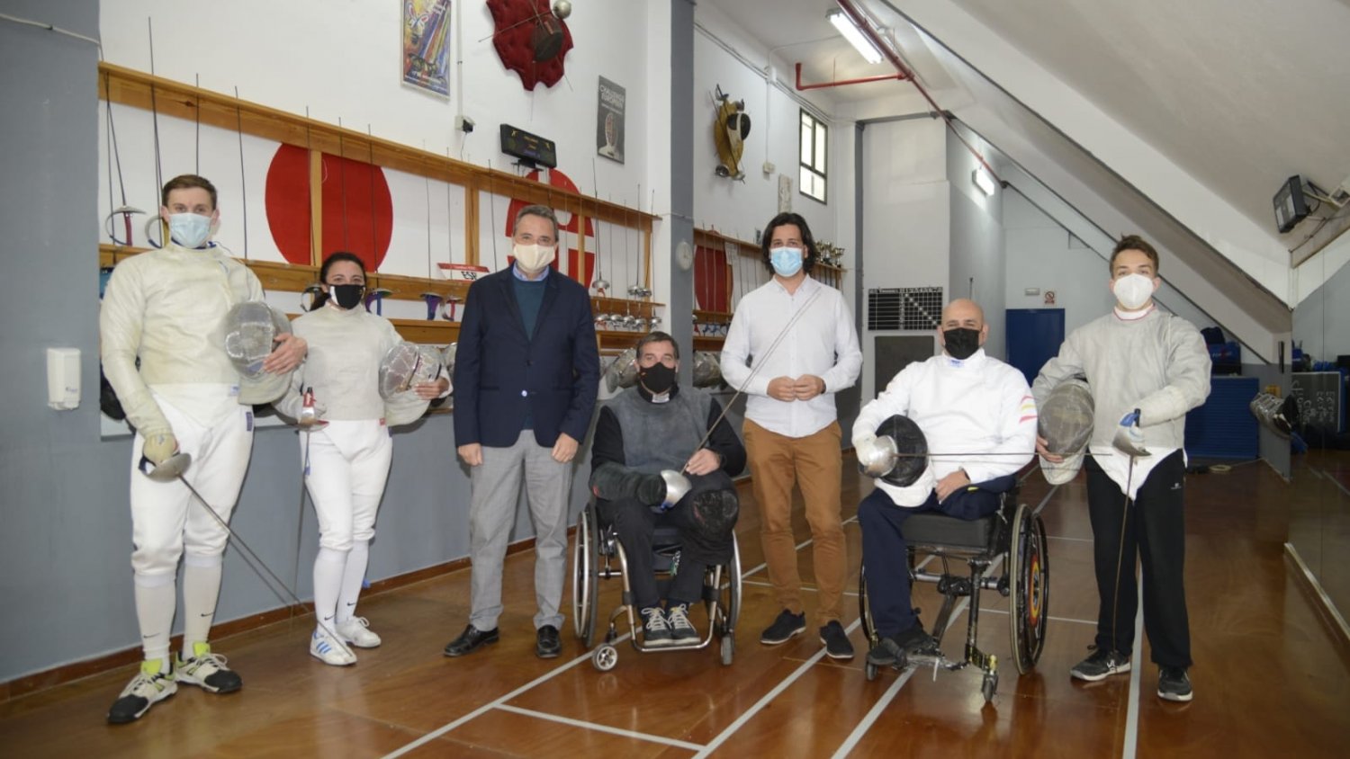 Torremolinos habilita el Patronato para acoger la escuela de esgrima adaptada de Carlos Soler