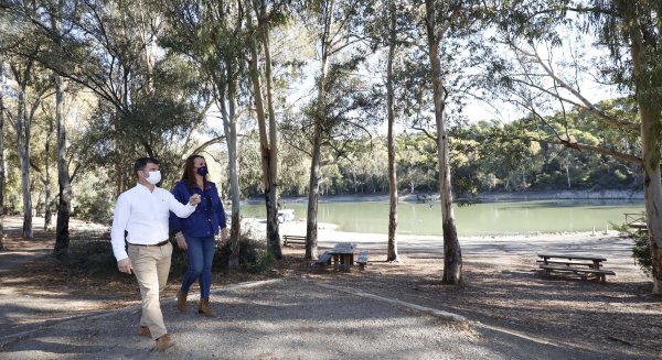 Marbella informa que desbrozará más de 25.000 metros de viales en el Lago de las Tortugas