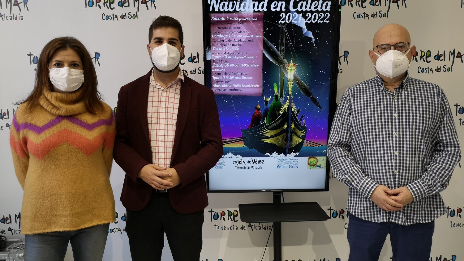 La Caleta presenta su programación de Navidad con la 'Cabalgata Marinera'