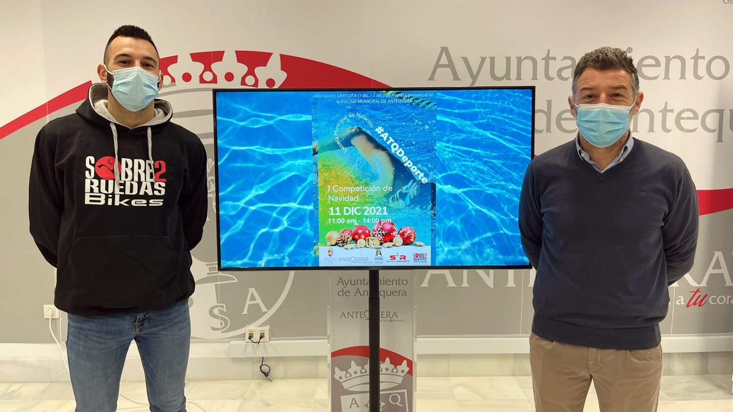 Antequera promueve la primera competición de natación en Navidad