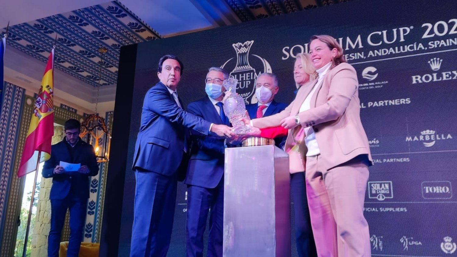 Andalucía recibe el testigo de la Solheim Cup 2023