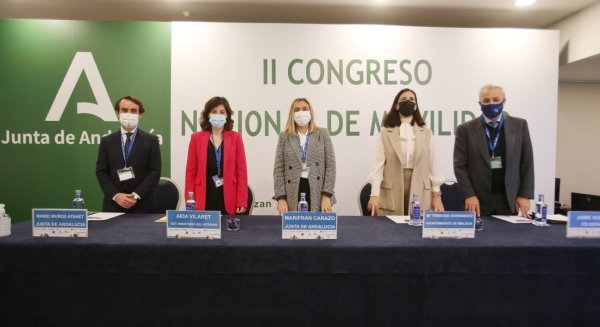Marifrán Carazo anuncia siete millones de euros para dos plataformas BUS-VAO en Málaga