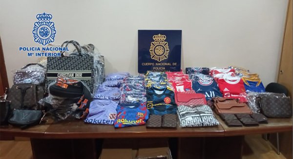 La Policía Nacional desmantela una red de distribución de productos falsos en 14 provincias