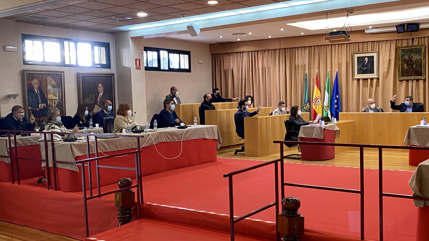 El pleno de Vélez muestra apoyo institucional al manifiesto del 25N