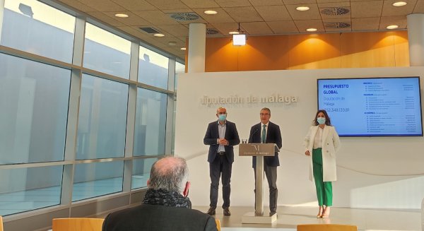 Los presupuestos de la Diputación de Málaga para 2022 superarán los 300 millones