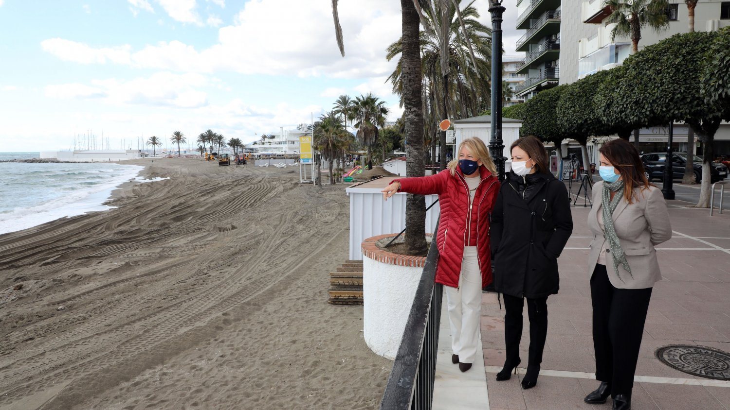 Marbella destina más de un millón de euros para la reposición de los daños ocasionados por el temporal