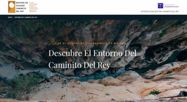 El Caminito del Rey, finalista en los premios SICTED 2022