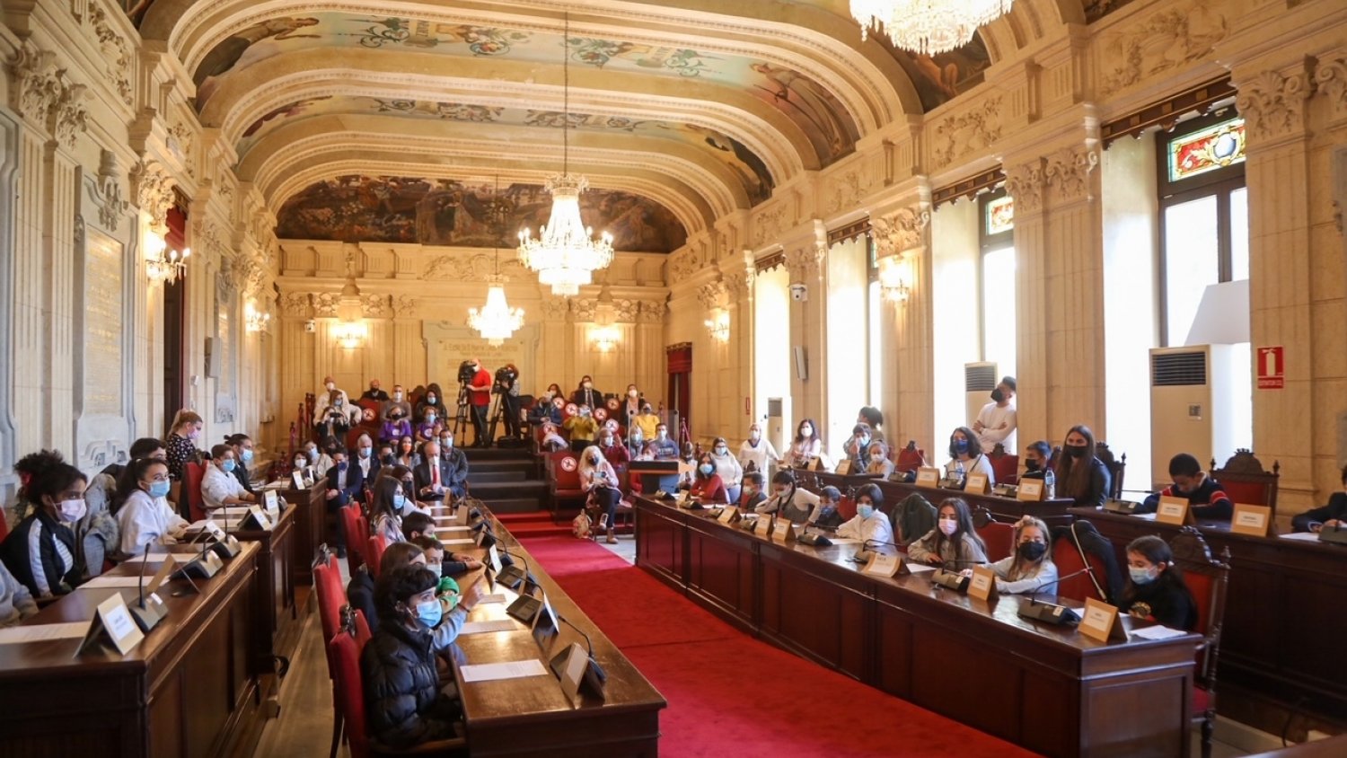 El Ayuntamiento celebra el Pleno Infantil Municipal de Málaga