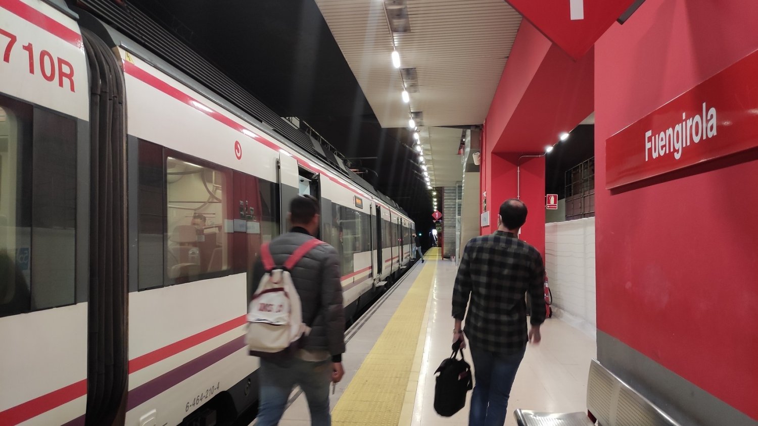 Renfe avanza en las obras de mejora de la accesibilidad en la estación de Fuengirola