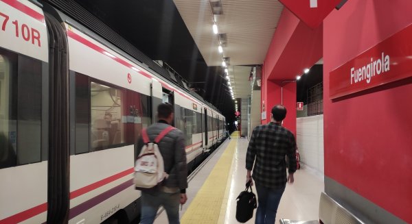 Renfe avanza en las obras de mejora de la accesibilidad en la estación de Fuengirola