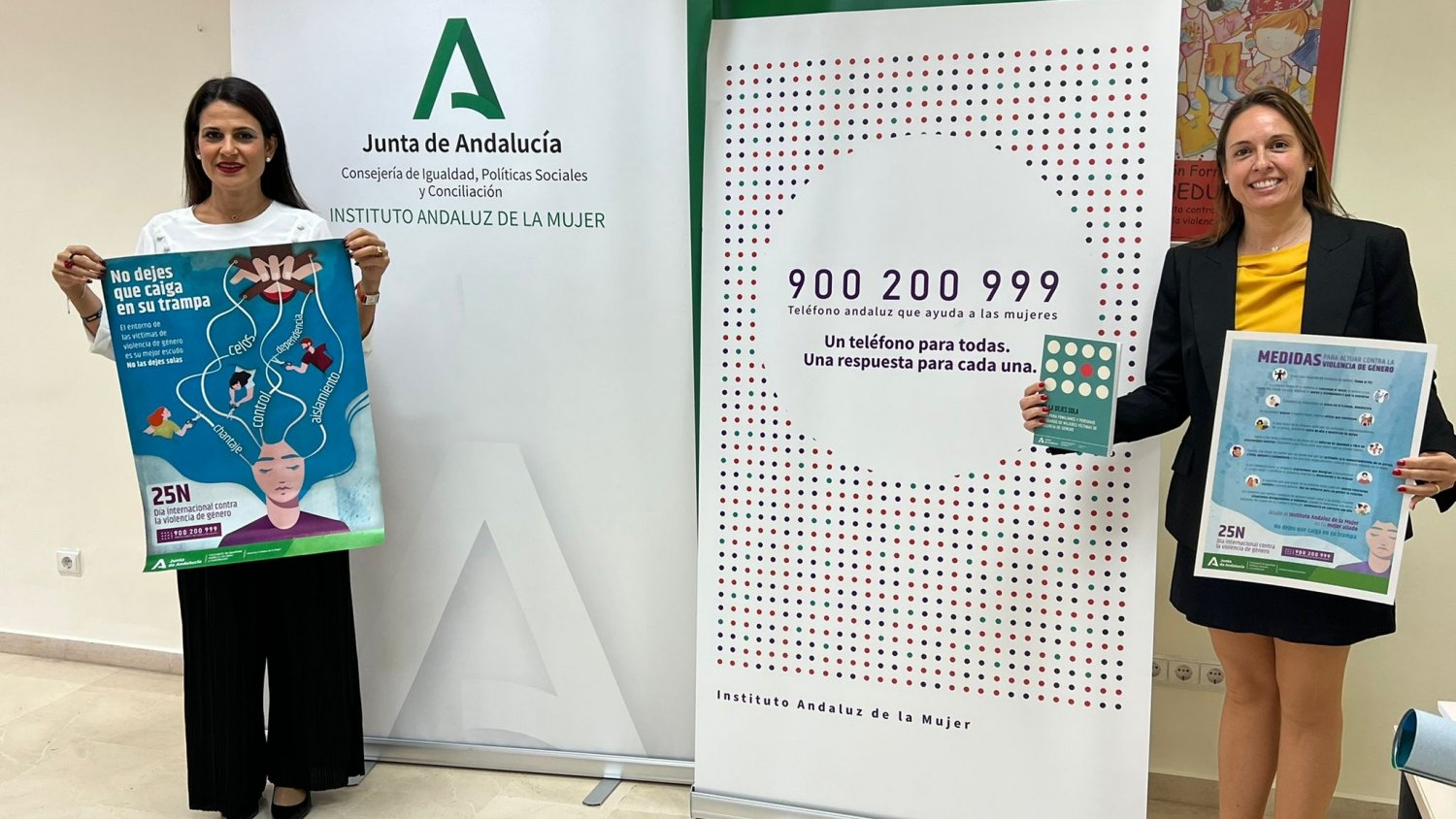 Málaga interpela en la campaña del 25N a  familias y personas allegadas de las víctimas
