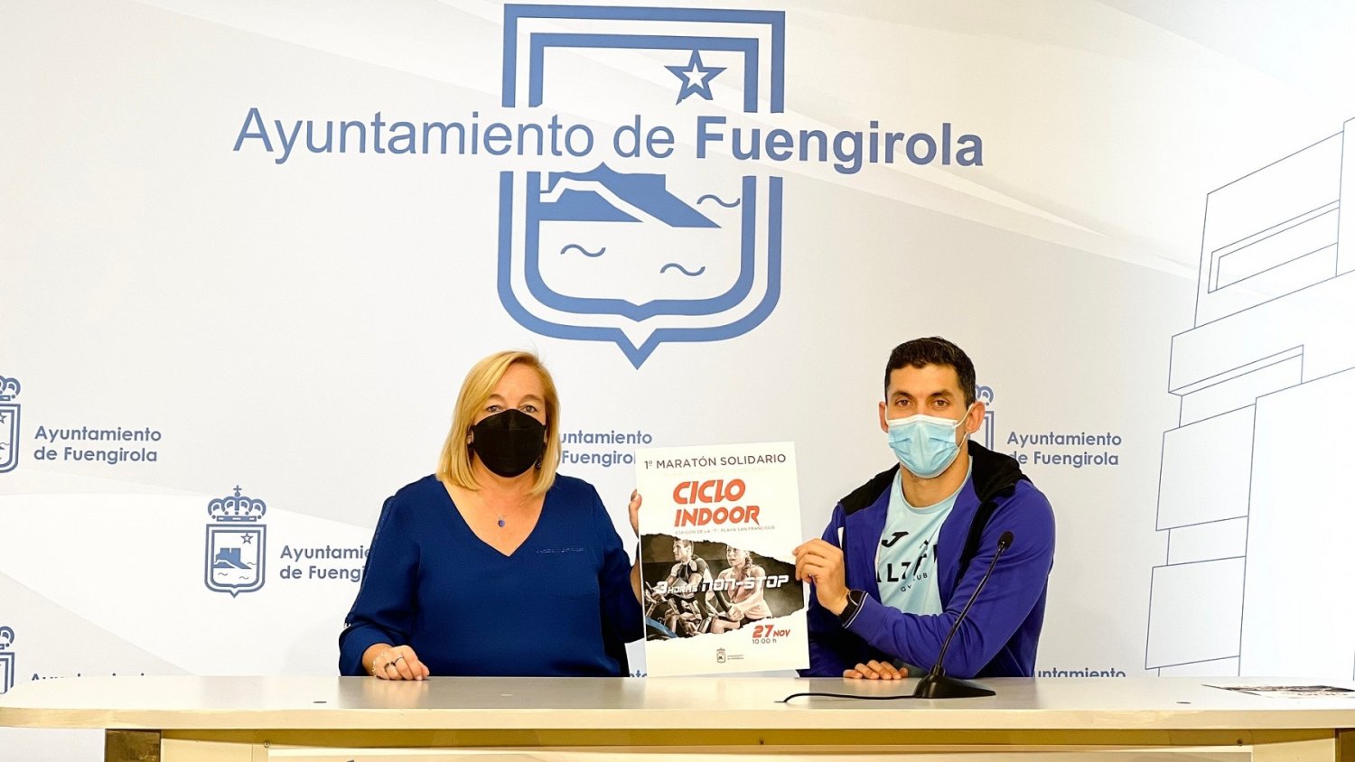 Fuengirola promueve hábitos de vida saludable con un maratón de ciclo indoor