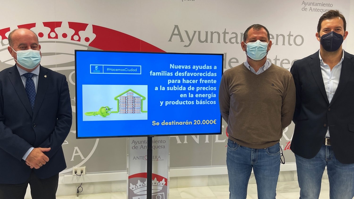 Antequera ofrece nuevas ayudas a familias desfavorecidas por valor de 20.000 euros