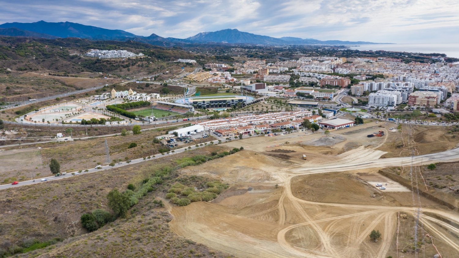 Estepona impulsa las obras para urbanizar a un sector de 165.000 metros cuadrados