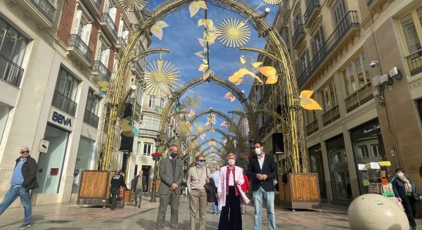 El encendido navideño alumbra cerca de 500 calles en Málaga