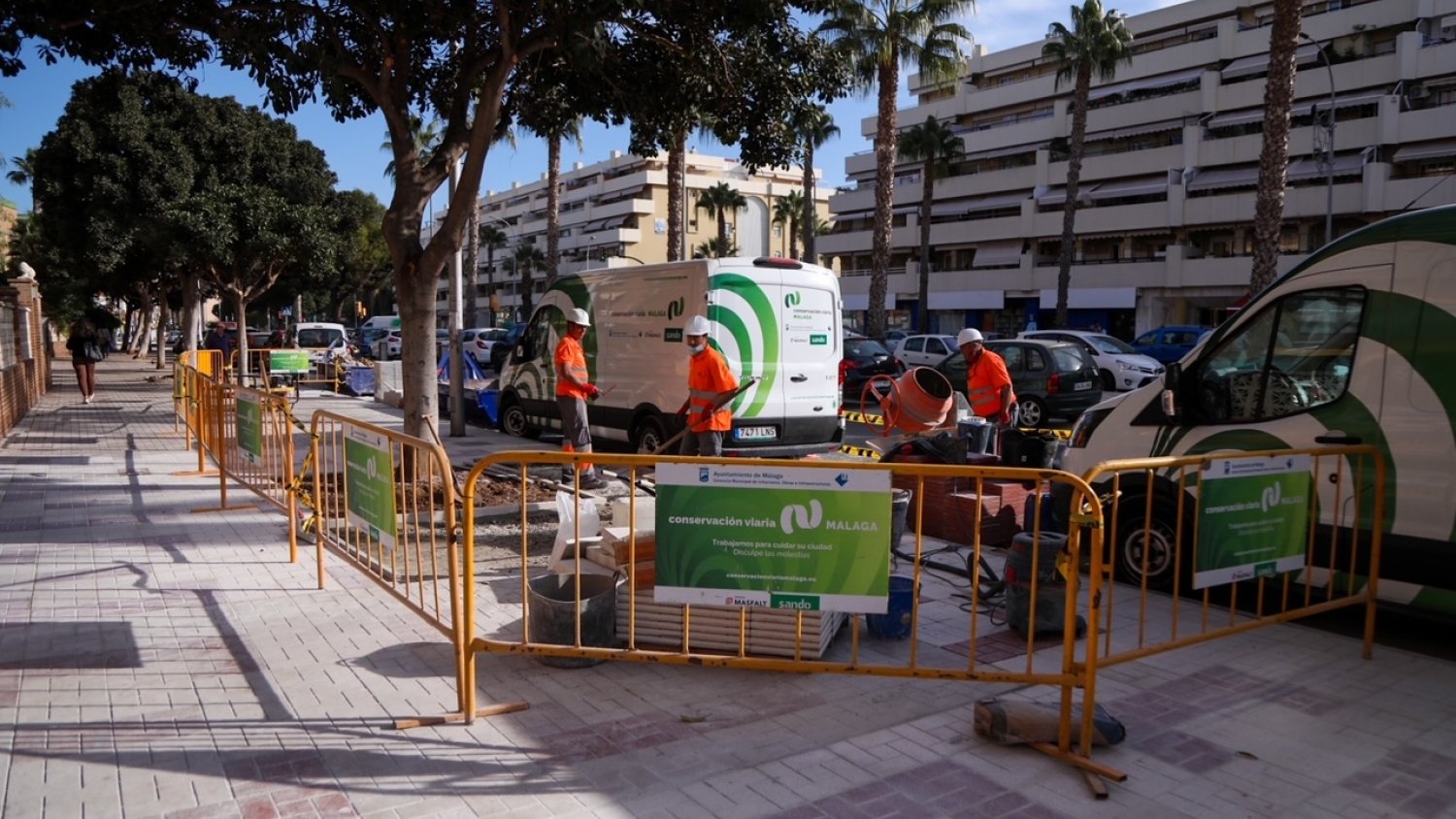 El Ayuntamiento de Málaga realiza más de 5.200 actuaciones de mejora en 11 distritos