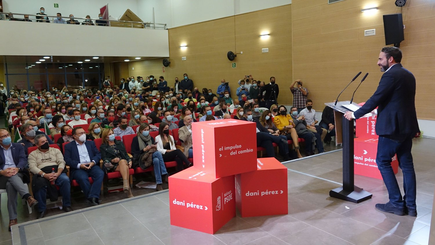 Dani Pérez lanza su programa centrado en impulsar la acción política y social del PSOE de Málaga