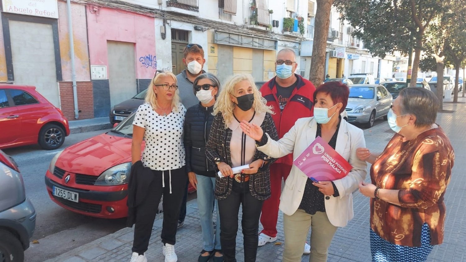 Unidas Podemos presenta una moción en apoyo a los vecinos del Perchel que sufren “acoso inmobiliario”