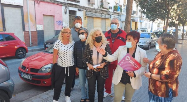 Unidas Podemos presenta una moción en apoyo a los vecinos del Perchel que sufren “acoso inmobiliario”