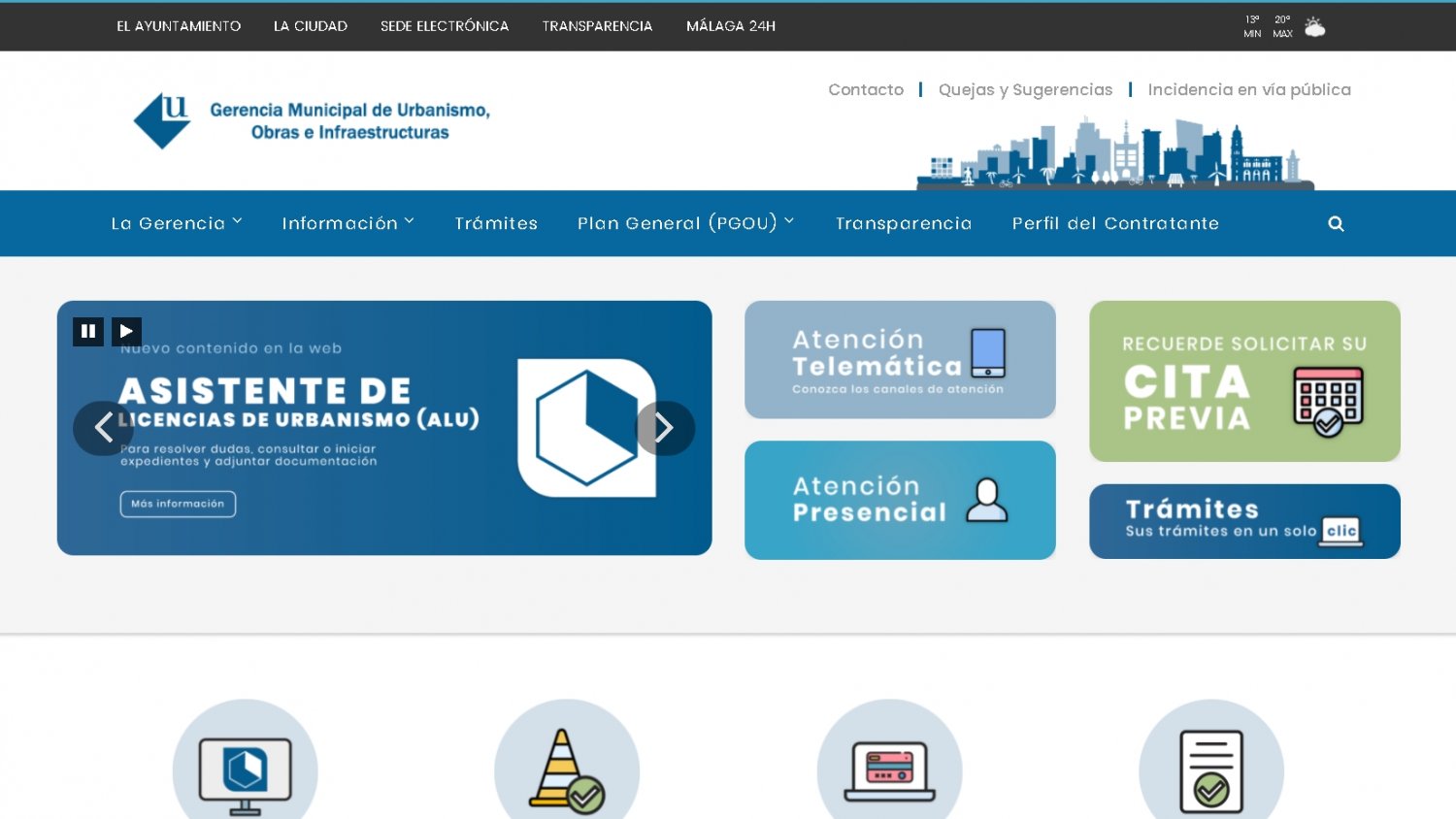 Urbanismo pone en funcionamiento una web para facilitar la atención a la ciudadanía
