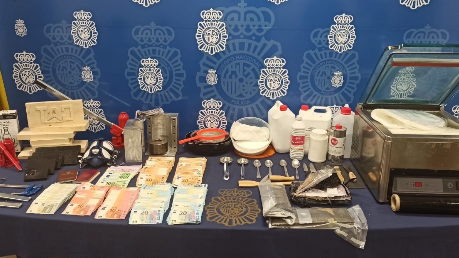 La Policía Nacional desmantela un entramado criminal en Málaga dedicado al tráfico de cocaína