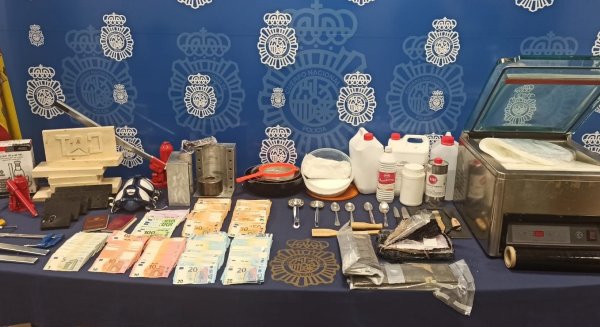 La Policía Nacional desmantela un entramado criminal en Málaga dedicado al tráfico de cocaína