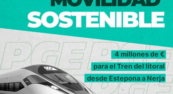 Más País y Verdes Equo solicitan al Gobierno la creación de una línea de tren en la Costa del Sol