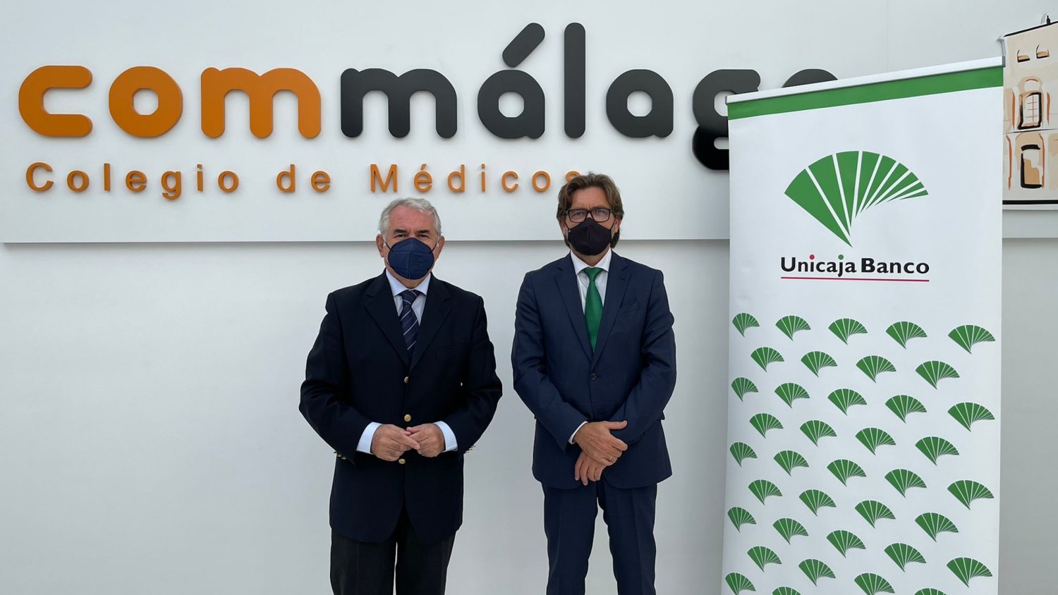 El Colegio de Médicos renueva su convenio con Unicaja Banco