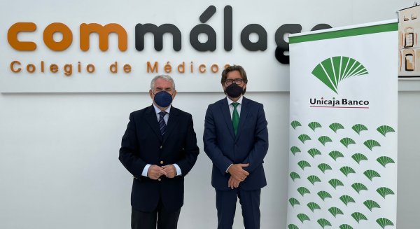 El Colegio de Médicos renueva su convenio con Unicaja Banco