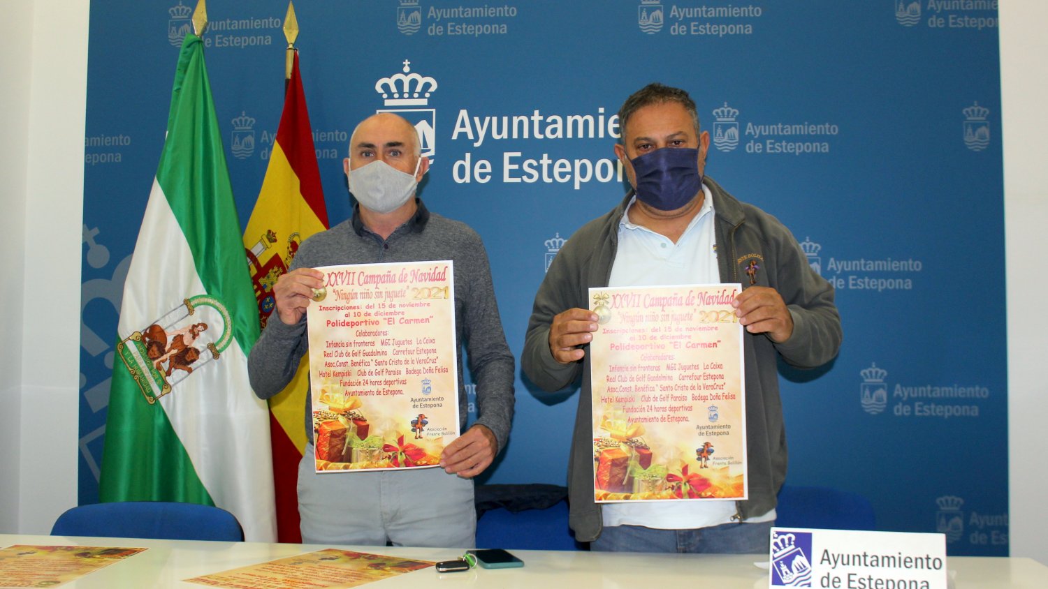 Estepona y 'Frente Bolillón’ inician la campaña benéfica ‘Ningún Niño sin Juguete’