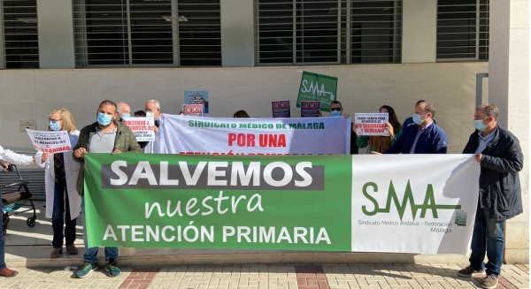 Los profesionales sanitarios denuncian la situación de la Atención Primaria en Málaga