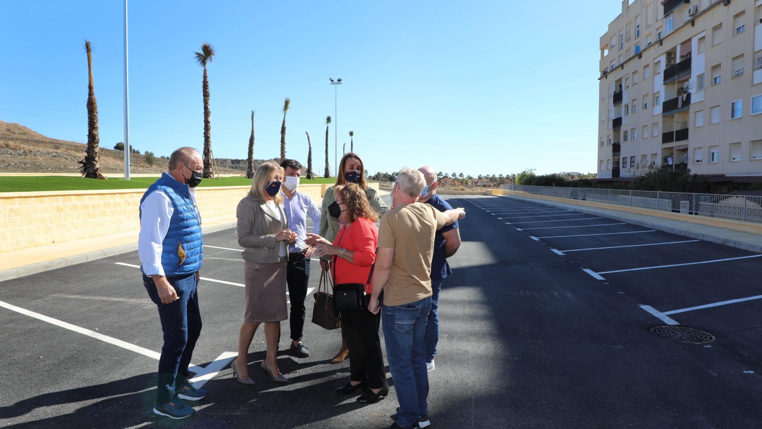 El Ayuntamiento de Marbella acondiciona un aparcamiento con más de cien plazas