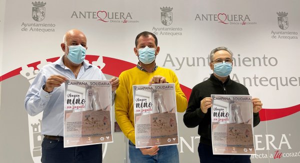 Antequera inicia la campaña solidaria 'Ningún Niño sin Juguete'