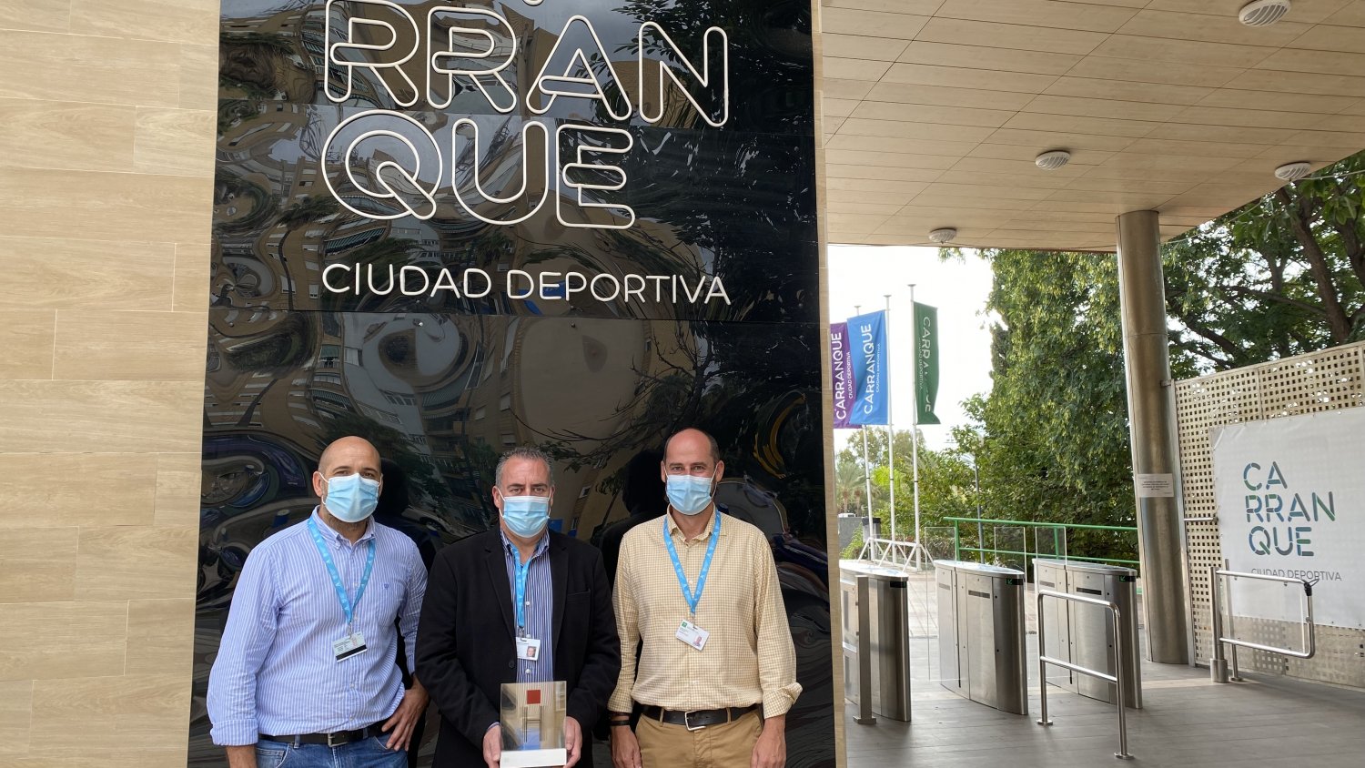 Los Servicios Generales del Hospital Regional de Málaga, reconocidos por el montaje de Carranque