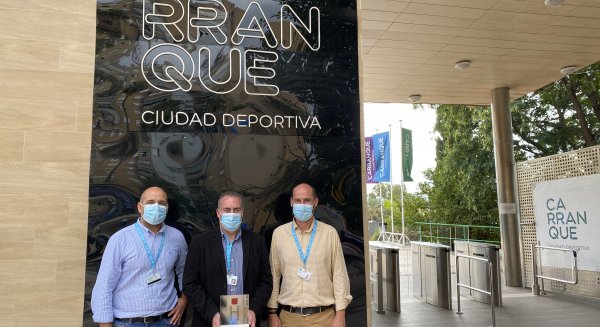 Los Servicios Generales del Hospital Regional de Málaga, reconocidos por el montaje de Carranque