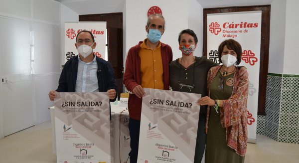 La campaña de Cáritas denuncia la realidad de las personas sin hogar