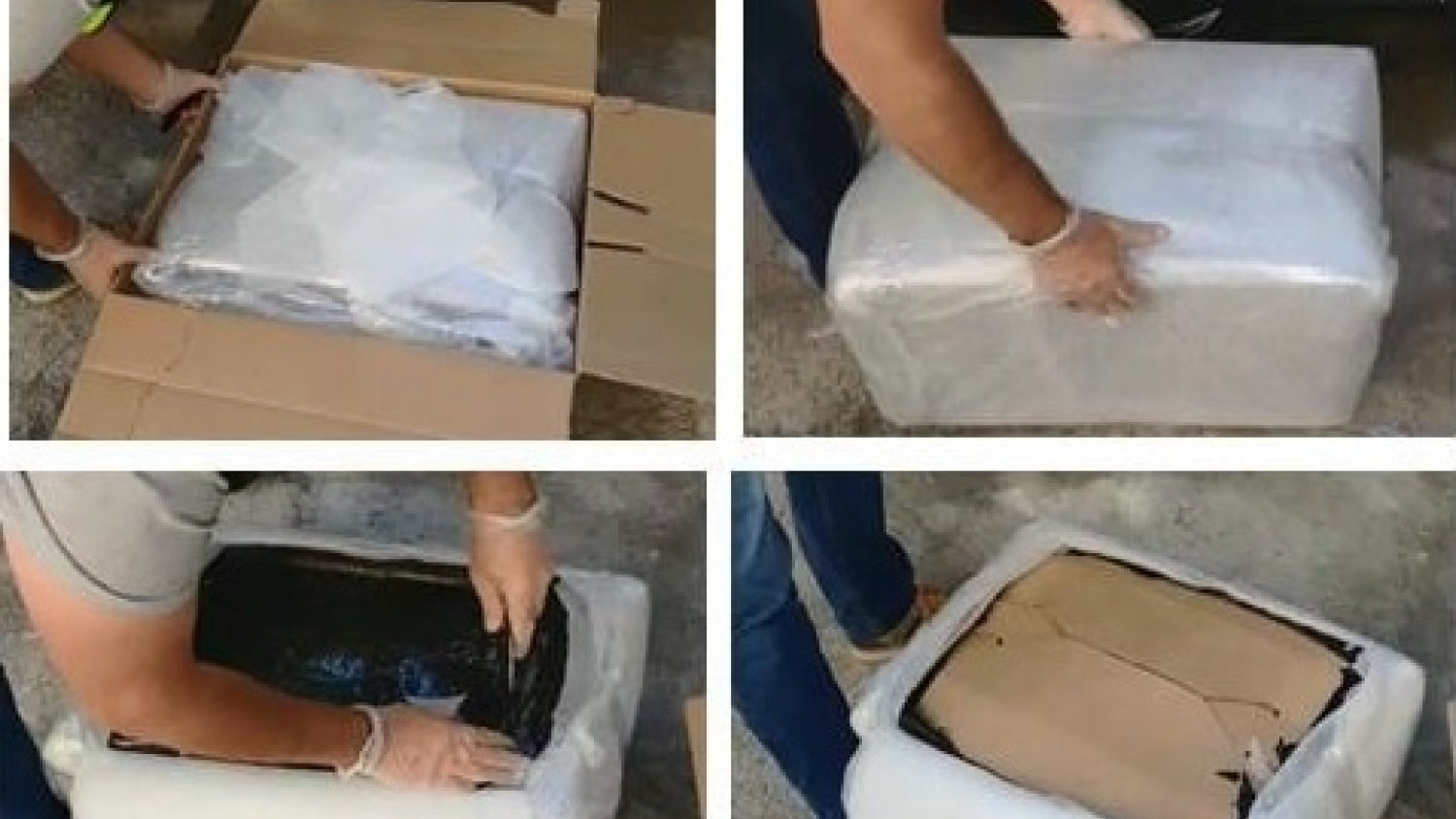 La Policía Nacional intercepta un vehículo con 40 kilogramos de marihuana