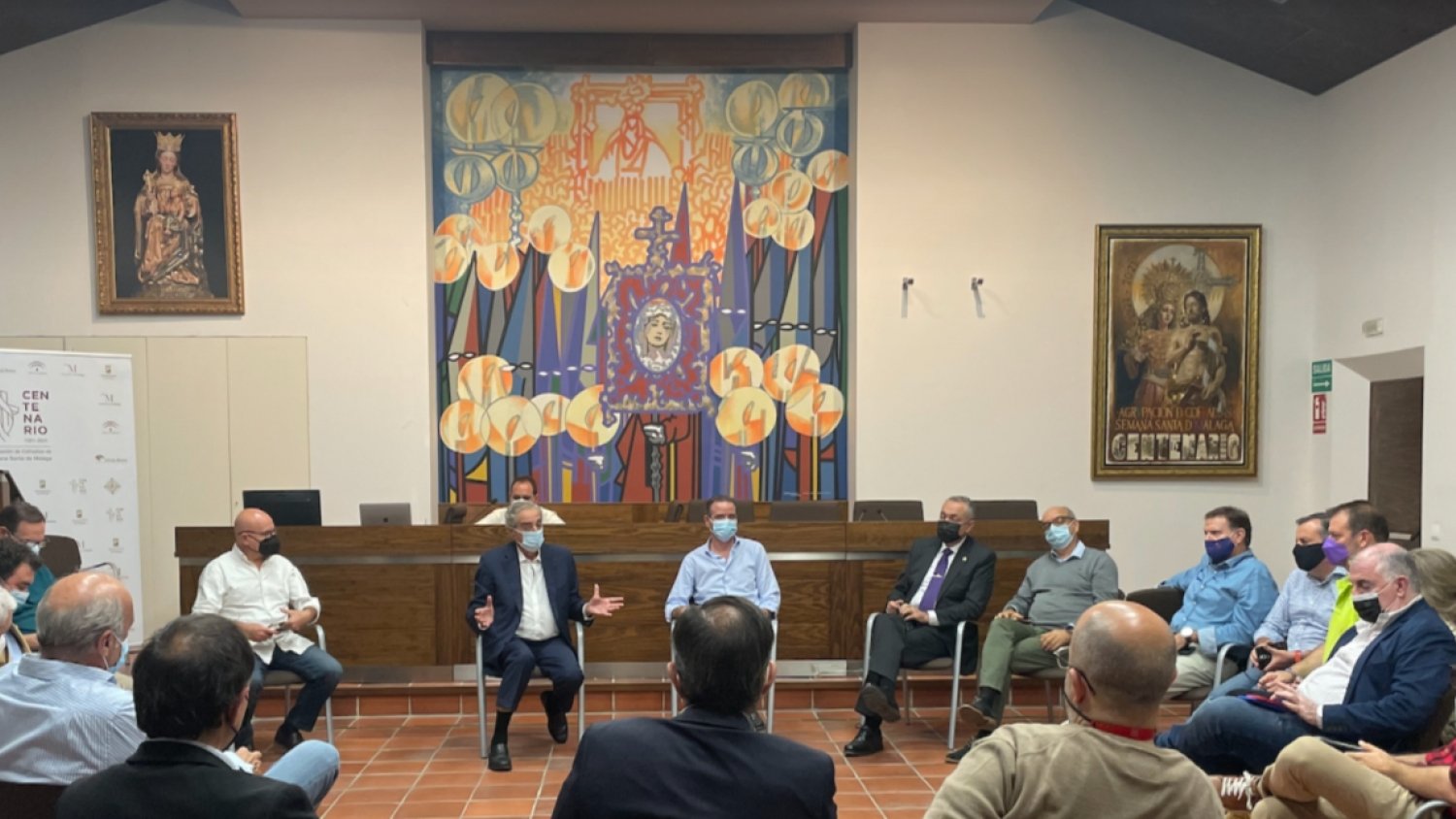 La Agrupación de Cofradías de Málaga continúa con la celebración de la magna