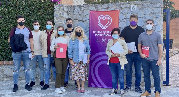 Unidas Podemos promueve ante el Pleno un plan integral de apoyo a la juventud en Málaga