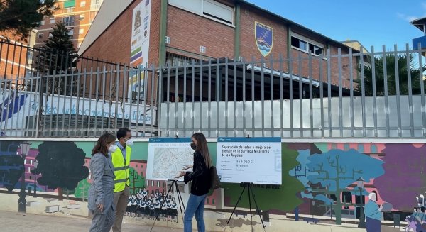 El Ayuntamiento de Málaga ejecuta las obras de separación de redes en Miraflores de los Ángeles