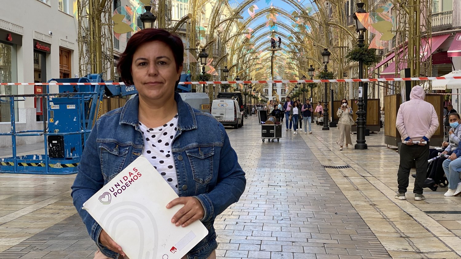 Unidas Podemos pide al alcalde de Málaga que extienda la iluminación navideña a los barrios